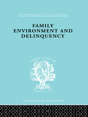 cover image of Family Environment and Delinquency